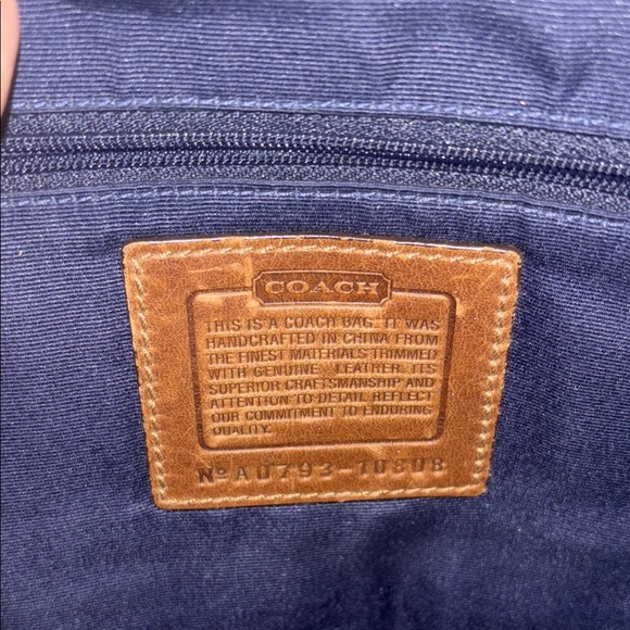 Coach denim patchwork bag - Picture 5 of 8